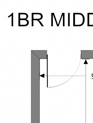 1 Bed 1 Bath (Middle)